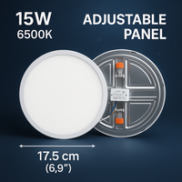 Panel Ajustable LED 15watts