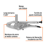 Pinzas de Presión 8" Tipo Sargento