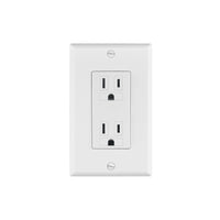 Placa Armada con Contacto Duplex en Color Blanco