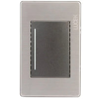 Placa Metálica con 1 Interruptor Sencillo