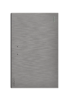 Placa Plana con 1 Interruptor Escalera en Color Plata
