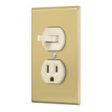 Placa de Aluminio con Interruptor y Contacto