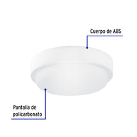 Plafon Decorativo Redondo para Baño con LED Integrado