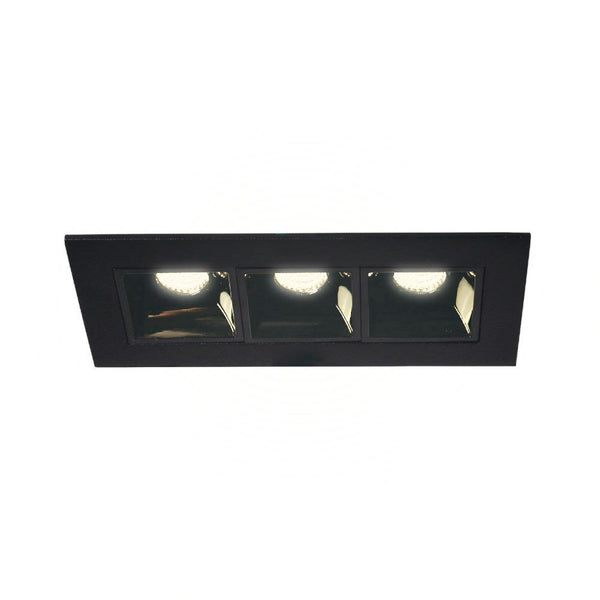 Plafón con LED Integrado de 7 W en Luz Cálida Acabado Negro