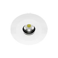 Plafón de Empotrar con LED Integrado de 9 W en Luz Blanca Acabado Blanco