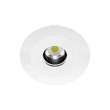 Plafón de Empotrar con LED Integrado de 9 W en Luz Blanca Acabado Blanco