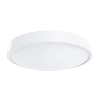 Plafón de Sobreponer de 16 W con LED Integrado en Luz Cálida Acabado Blanco