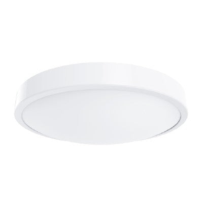 Plafón de Sobreponer de 16 W con LED Integrado en Luz Cálida Acabado Blanco