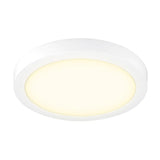 Plafón de Sobreponer de 24W en Color Blanco Disponible en Luz Blanca y Cálida (Modelo a Elegir)