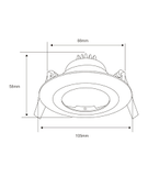 Plafon para uso interior en terminado Negro dirigible