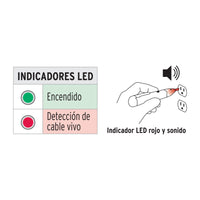 Probador de Tensión sin Contacto tipo Pluma