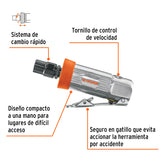 Rectificador Neumático 1/4" Recto