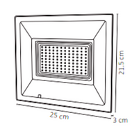 Reflector Led RGB de 100 Watts Incluye Control Remoto