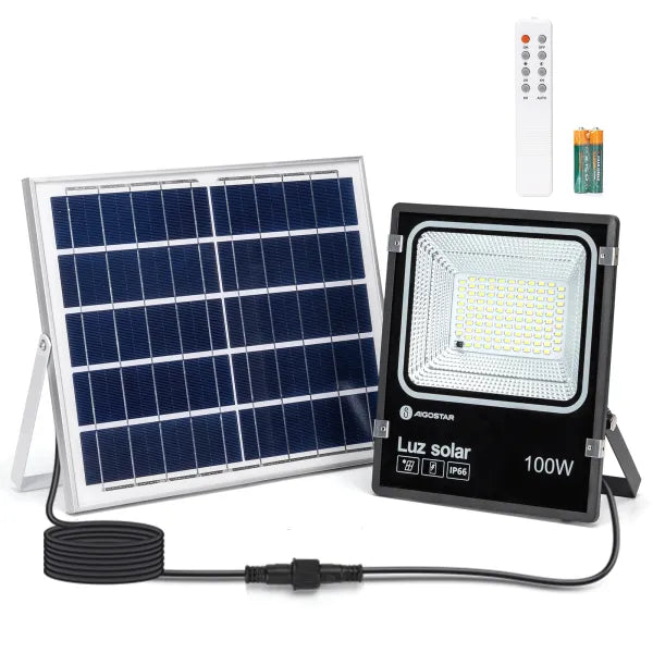 Reflector SOLAR 100w Panel y Reflector, Inluye CONTROL
