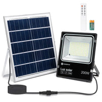 Reflector SOLAR 200w Panel y Reflector, Inluye CONTROL