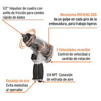 Remachadora Neumática 1/4”