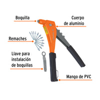 Remachadora Profesional 10" con Remaches