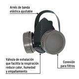 Respirador sin Cartucho, 2 Filtros