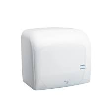 Secador de Manos con Sensor Óptico en Acabado Acero Inoxidable Blanco Incluye Tornilleria
