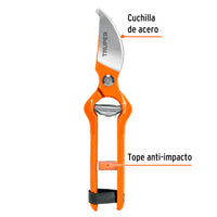 Tijera para Poda 8" Forjada Cuchilla de Paso