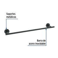 Toalleros de Barra Disponible en Color Cromo, Satin y Negro (Modelo a Elegir)