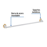 Toalleros de Barra en Acabado Cromo-Oro