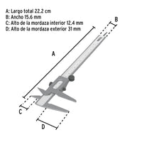 Vernier de 6"