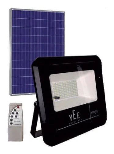 Reflector LED solar  de 750 lúmenes  en color Negro