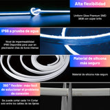 Rollo Manguera Led Neon COLORES Con CONTROL De 25 METROS