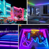 Rollo Manguera Led Neon COLORES Con CONTROL De 25 METROS