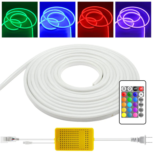 Rollo Manguera Led Neon COLORES Con CONTROL De 25 METROS