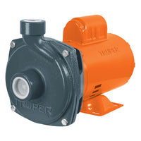 Bomba Centrifuga para Agua de 1 HP en Color Naranja con Gris