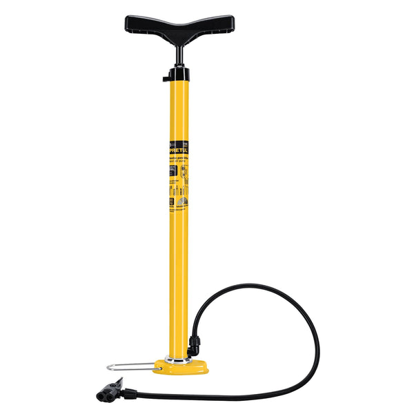 Bomba Manual para Inflar 80 PSI en Color Amarillo