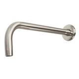 Brazo de Pared para Regadera de 30cm Disponible en Color Negro Mate, Cromo y Satín (Modelo a Elegir)
