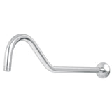 Brazo para Pared con Gancho de 30cm Disponible en Color Satin y Cromo (Modelo a Elegir)