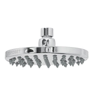 Cabeza de Regadera Plato Ancho 6" Disponible en Color Cromo y Satin (Modelo a Elegir)