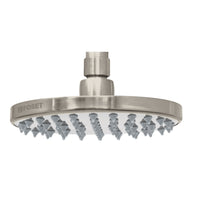 Cabeza de Regadera Plato Ancho 6" Disponible en Color Cromo y Satin (Modelo a Elegir)