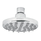 Cabeza de Regadera Plato Redondo 4" Disponible en Color Satin y Cromo (Modelo a Elegir)
