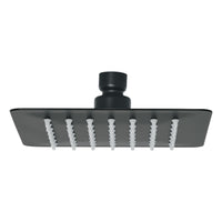 Cabeza de Regadera de 6" Disponible en Color Satin, Cromo y Negro Mate (Modelo a Elegir)