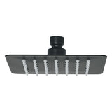 Cabeza de Regadera de 6" Disponible en Color Satin, Cromo y Negro Mate (Modelo a Elegir)