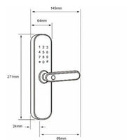 Cerradura Inteligente WIFI en Acabado Negro para Uso Interior