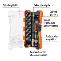 Desarmador de Joyero con 30 Puntas y Extensión