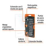 Desarmador de Precisión 57 Puntas Intercambiables
