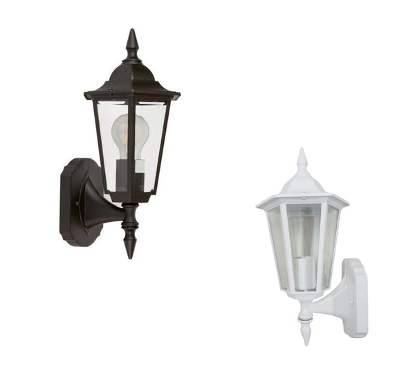 Farol Rustico de Pared Disponible en Color Negro y Blanco (Modelo a Elegir)