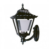 Farol Rustico para Pared en Color Negro de Gran Tamaño