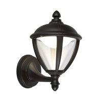 Lampara Tipo Farol en Color Negro con Led Integrado