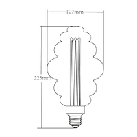 Foco Vintage LED 3.5W en Ambar de Gran Tamaño