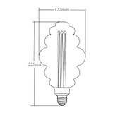 Foco Vintage LED 3.5W en Ambar de Gran Tamaño