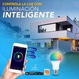 Paquete 2 Focos Inteligentes LED Funcionan con Wifi