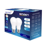 Paquete 2 Focos Inteligentes LED Funcionan con Wifi